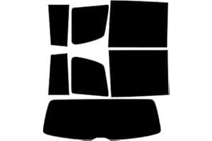 PSSC WINDOW FILM PSSC Pre Cut Rear Car Window Films for VW Touran 2003-2009 5% Very Dark Limo Tint