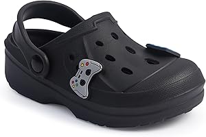 THE ESSENTIALS WARDROBE Boys Clogs Unisex Kids Sandals Slippers Slip On Mules Garden Pool Beach Leisure Children