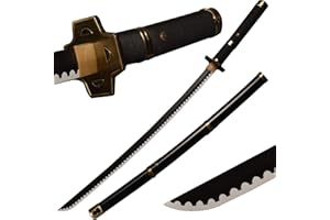 Sword Warrior Roronoa Zoro Spada 100cm Spada di Legno, Katana in Legno Anime Giapponese, Cosplay Sword-Yubashiri