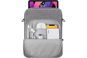 Kixolazr Sacoche pour Tablette 13 Pouces - Étui de Transport avec Poignée et Bandoulière - Sac de Voyage et Pochette de Protection pour l'École