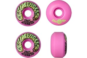Santa Cruz Skateboards Slime Balls Wheels Snot Rockets Pastel Skateboard Wheels 95a Pink 54mm