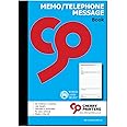 Cherry Memo & Telephone Message Book A5 | 100 Pages | Stitched & Perforated | Office & Business Communication Log | Record Calls, Messages & Notes | Ideal for Receptionists, Admin & Customer Service