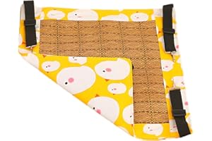 DEZP Hängematte Katze Katzenschaukel Hängesessel Katze Makramee-Katzenbett Katzenschaukel Hängend 48 * 58CM, Yellow