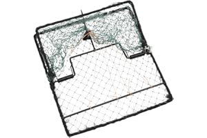 vidaXL Trampa para pájaros Acero Verde 34x32 cm