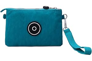 GFM® Womens Very Small Nylon Wristlets Or Large Envelope Clutch Purse Bag (NCB-13)
