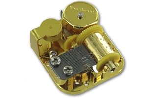 LUTÈCE CRÉATIONS Mecanismo musical/movimiento musical de resorte de 18 láminas para caja de música o joyero musical - Clair de lune - Claro de luna (Claude Debussy)