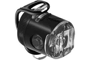 Lezyne Femto Drive USB Front Cycling Light - Black, 15 Lumen/Head Lamp Rechargeable Battery Bright LED Dark Night Traffic Bike Cycle Commute City Street Safety Mountain Road MTB Headlight Ride Torch