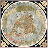 Qualitätsdruck FlatEarth.tv Urbano Monte 1587 Karte (Flache Erde Karte) 33.1\