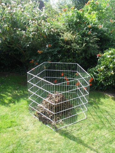Laub & Rasenschnitt Komposter Hexagon über 1.700 Liter Füllvolumen