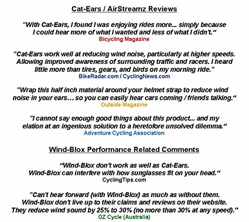 NEW AirStreamz Pro Cycling Wind Noise Reducer - 4