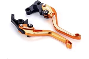 ‎AUZKONG Auzkong Kupplung Motorrad für Supermoto 640 LC4 (1999-2001), 640 Adventure (1999-2002), 400 LC4-E (1997-2001), Bremshebel Motorrad Hebel Orange