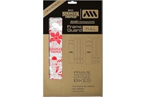 All Mountain Style | Protector Cuadro Bicicleta MTB | Protector Adhesivo Cuadro Bici Modelo Full con 18 Protectores | Protege tu Bicicleta de Arañazos y Golpes