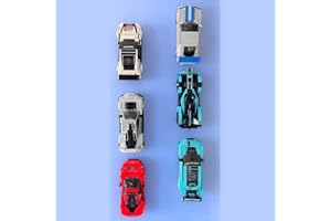 Capricorn Goods Ganci per montaggio a parete per auto Speed Champions – Facile da installare ganci da parete per auto in mattoni (confezione da 4)