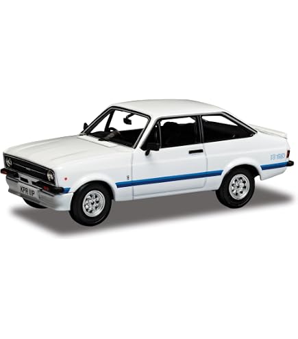 Ford Escort MKII RS2000 1976 Miniature Modelcar échelle 1/18 - Métal Monté