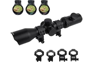 ToopMount Cannocchiale per fucile 3-12X42SF Tactical Sniper Scope Mid-Range 1/4 MOA con supporti per guida Picatinny da 20 mm e 11 mm gratuiti per sport all'aria aperta