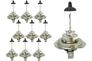 CARALL 10 Pezzi Lampada Alogena 12V Per Auto (H7 12V 55W PX26d)