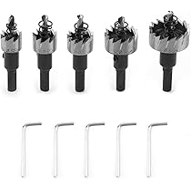 PUNTE PER TRAPANO ACCIAIO TITANIO HSS Per Metallo Set 10 Pz 5 Mm Farneed