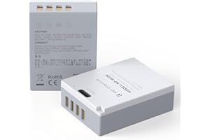 K&F CONCEPT NP-W126 NP-W126S Batterie et USB C Chargement Rapide Compatibles avec Fujifilm XM5, X100VI, X100V, XS10, XT30, XT30 II, XT20, XE4, XE5, A5,X Half(HF1)