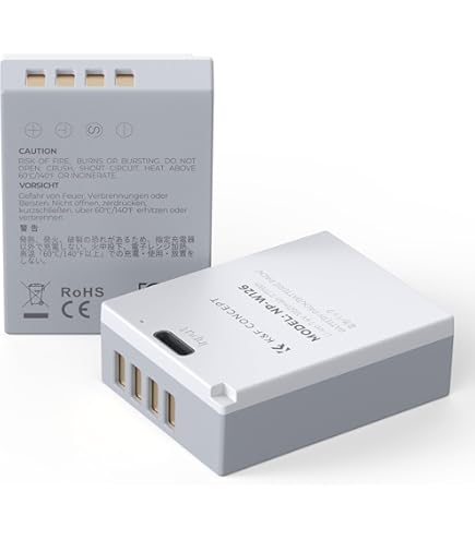 Patona Platinum NP-W126S Akkumulu00e1tor, 1050 MAh, Tu00f6ltu0151 USB-C Port, FUJIFILM X -H1 FUJIFILM X-Pro3 FUJIFILM X-T100