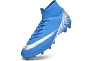 GOGOUP Chaussures de Football Homme Crampons Professionnel Adolescents Athlétisme Entrainement Chaussures de Sport Antidérapant