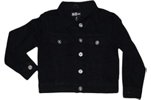 A2Z 4 Kids® - Chaqueta vaquera para niñas y niñas, diseño de vaqueros descoloridos, para niños de 3 4 5 6 7 8 9 10 11 12 13 años Azul azul