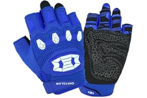 Seibertron Dirtpaw Donna e Uomo Traspirante Touch Screen Pieno Dito Guanti Sportivi per Ciclismo Bicicletta Bici BMX MX ATV MTB e Road Racing Motorcycle Motocross con Protection sulle nocche