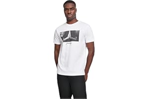 Mister Tee Camiseta Pray de Mangas Cortas para Hombre con Estampado Frontal, Moda Urbana Callera, en Algodón, Distintos Colores, Tallas XS-5XL