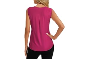 Dawnrole Top Deportivo sin Mangas para Mujer Tennis Fitness Shirt Top Deportivo de Yoga Ligero para Mujer