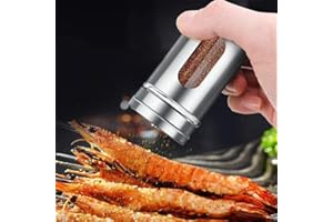 ANICY 4 sztuki szklanych pojemników na przyprawy, słoiki na przyprawy, obracane pokrywki, na sól, pieprz, wykałaczki, przyprawy, butelka do przechowywania