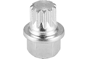 X AUTOHAUX Tuerca De Seguridad Para Rueda De Coche Llave De Extracción De Tuerca Antirrobo Para VW Para Audi 1/11PT