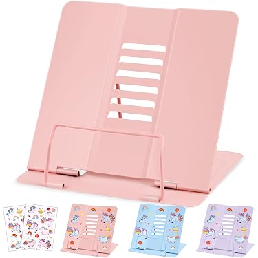 Joejis Porte Livre en Bambou - Support Livre de Cuisine pour Suivre Les