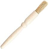 Tala Wooden Pastry Brush - Basting Cooking Brush - Ideal for Applying Oils, Glazes, Milk and Egg Yolk- 2cm x 2cm x 19cm