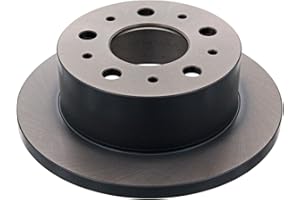 febi bilstein 43937 Brake Disc Set (2 Brake Disc) rear, full, No. of Holes 5