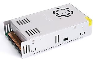 24V 20A 480W DC switching power supply AC 110V/220V to DC-24V power adapter, ANGEEK transformer constant voltage, suitable for LED strip, camera, surveillance system, lighting project, etc.