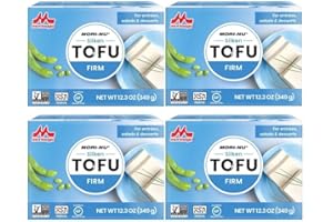STARRY MART Morinaga Mori-Nu Japanese Style Tofu Beancurd 340g (Pack of 4) Gluten Free & VEGAN - Firm Tofu x 4
