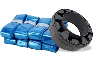 Biomedintech 8-Pack Nappy Bin Refill Bags compatible with Tommee Tippee Twist & Click Refill, Sangenic Tec Simplee Sangenic. Newborn Baby Diaper Bin Liner Pails, Cassette not included