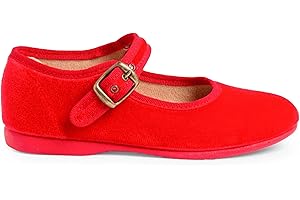 Pisamonas Merceditas Niña Terciopelo Hebilla