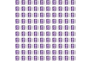 LAFOMUKEA 50 x 1st Class Barcoded Stamps, Self Adhesive UK Letter Postage Stamps with Barcode