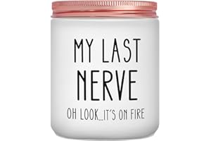 MRSSBEA Scented Candles Gifts for Women, Birthday Gifts for Women, Gift for Friend, Funny Christmas Presents for Woman, Sister, Sisters-in-Law, Colleague, Bestie, 200g Soy Wax Candle (Vanilla)