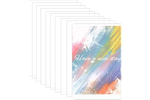 DNGH Plexiglas Transparente Metacrilato Lamina Acrílico Vidrio Plastico Plancha Metacrilato para Marco de Fotos Repuesto de Cristal Pintura Carteles Exhibición de Proyectos Imprimir