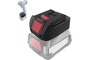 TPDL Adapter für Bosch 18V Power for All PBA Akku und für Bosch Professional 18V System Blaue Elektrowerkzeuge, Passend für Bosch Home and Garden PBA akku zu Professional System Blaue Werkzeug