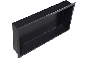 BERNSTEIN Nicchia da parete BS603010-60 x 30 x 10 cm - colore selezionabile, Colore:nero