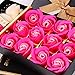 Molie Soap Flower Gift Box with 12pcs Roses and Small Bear Doll for Birthday Wedding Valentine's Day