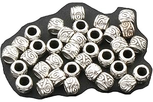 Perline intermedie in oro o argento, 4 mm, 100 pezzi, per fai da te, gioielli (argento)