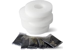 Finest-Filters Lot de 5 filtres compatibles avec le kit d'entretien Biorb