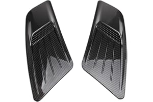 iSpchen 2 Stück Auto Lufteinlässe Außen Dekorative Luftzufuhr Aufkleber Universal Lufteinlässe Motorhaube Aufkleber Entlüftungs abdeckung Luftstrom Auto Deko Aufkleber