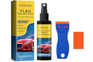 CTDWNT Glue Off Adhesive Remover,Glue Remover Spray Effortlessly Erase Adhesive Hassles & Car Stickers with Plastic Razor Blade Scraper,for Cars, Windows, Rapidly Removes Labels, Sticker, Glue(Set)