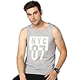 Alan Jones Clothing Men's Cotton Sleeveless Regular Fit T-Shirt
