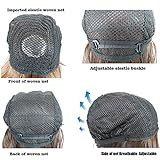 S-noilite® Unisex Kostüm Perücke Kurz Party Cosplay wig Kostueme Glatt Haar Perücken Wigs Damen Mann - Blond weiß - 