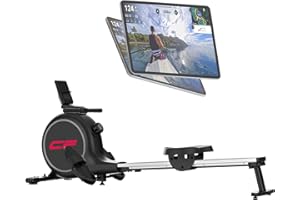 CLOVER FITNESS Rameur magnétique pour maison CF Rower 322, différents niveaux de résistance, unisexe, 1620 x 470 x 710 mm